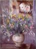 Pietre e fiori - acquerello - 1990